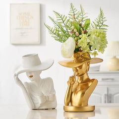 Lady Hat Vase