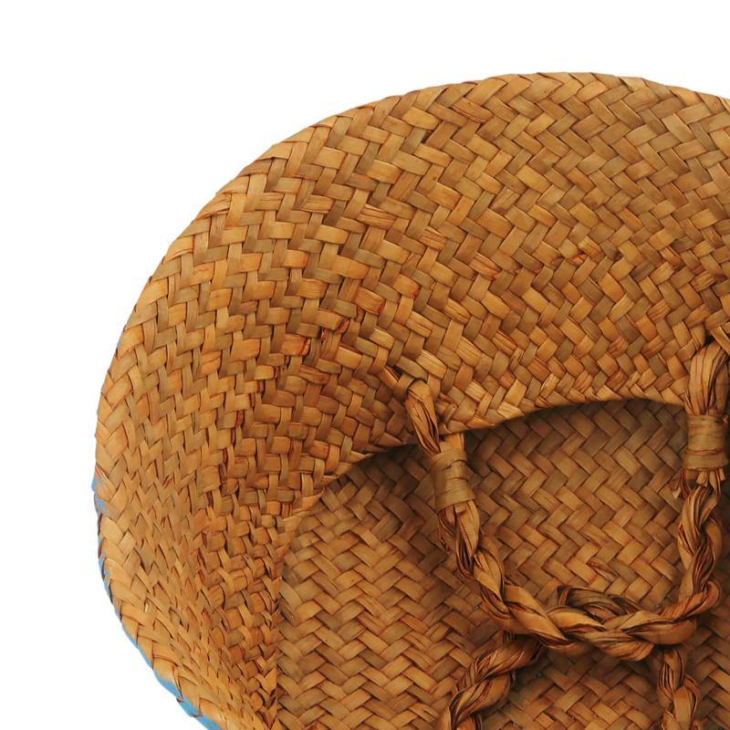 Handmade Rattan Planter or Storage Basket with Handles