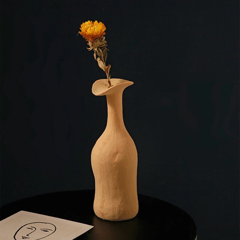 Morandi Minimalist Ceramic Flower Vases