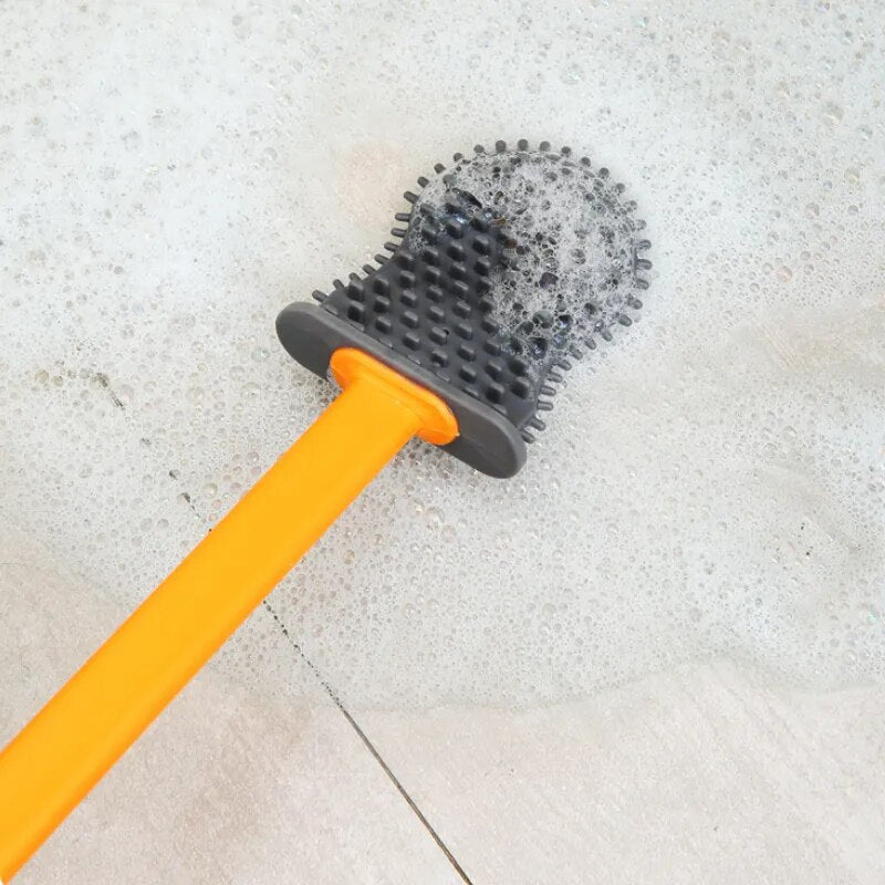 Silicon Flat toilet brush