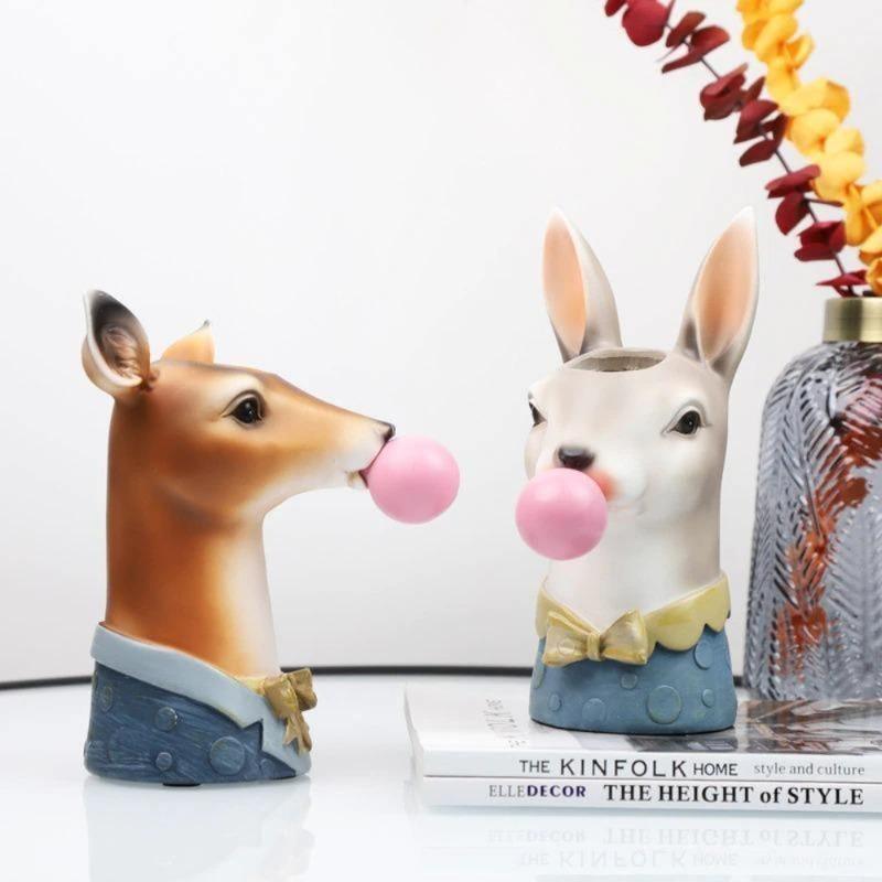 Bubblegum Animal Vase