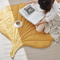 Leaf-Shaped Throw Swaddle Blanket