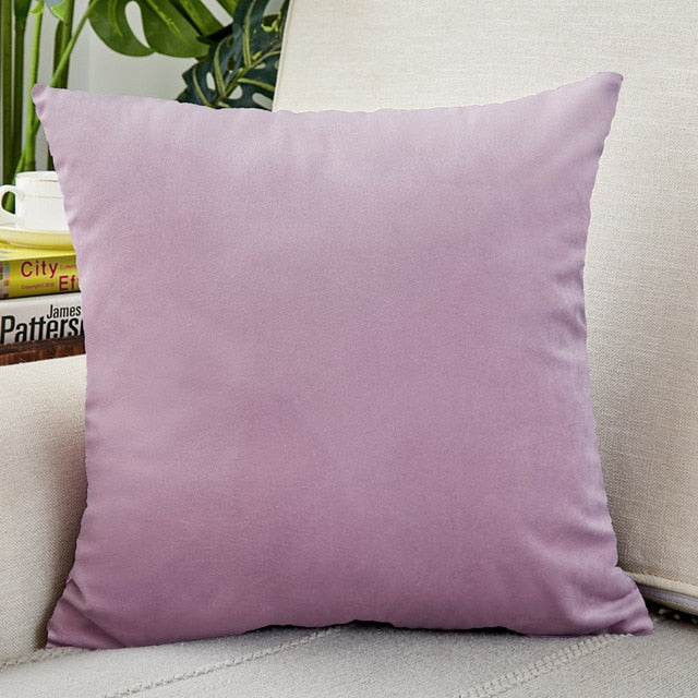 Cushion Cover Velvet Decoration Pillows For Sofa