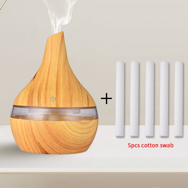 Wood Ultrasonic Air Humidifier