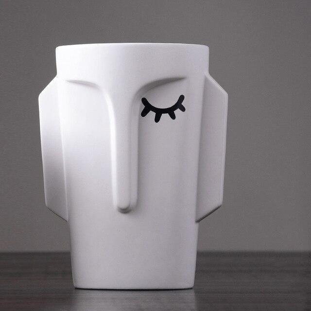 Abstract Face Vases