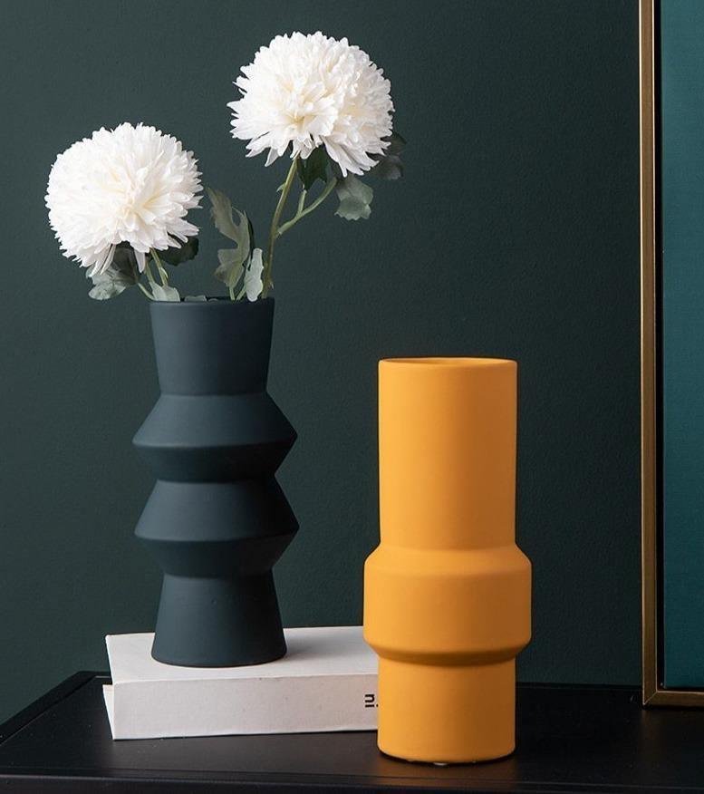 Accordion Sculptural Ceramic Vases