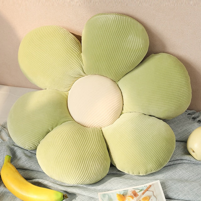 Stuffed Six Petal Flower Cushion Girly Room Decor