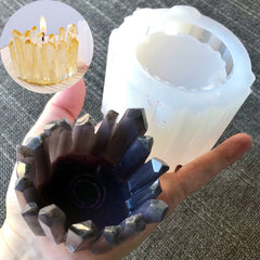 2021 DIY Resin Mold Candle Holder Silicone